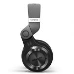 Bluedio T2 Plus Foldable Hi-Fi Stereo Bluetooth / AUX Headphones Over Ear,BT5.0 ,46 Hours  Wireless Headset with Mic - Black - Image 4