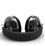 Bluedio T2 Plus Foldable Hi-Fi Stereo Bluetooth / AUX Headphones Over Ear,BT5.0 ,46 Hours  Wireless Headset with Mic - Black - Image 5