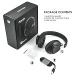 Bluedio TM Hi-Fi Stereo Bluetooth / AUX Headphones Over Ear, BT5.0 , 30 Hours Wireless Headset with Mic - Black - Image 9