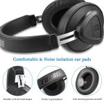 Bluedio TM Hi-Fi Stereo Bluetooth / AUX Headphones Over Ear, BT5.0 , 30 Hours Wireless Headset with Mic - Black - Image 4
