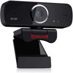 Redragon GW600 FOBOS HD 720p Webcam With Built-in Dual Microphone - Black
