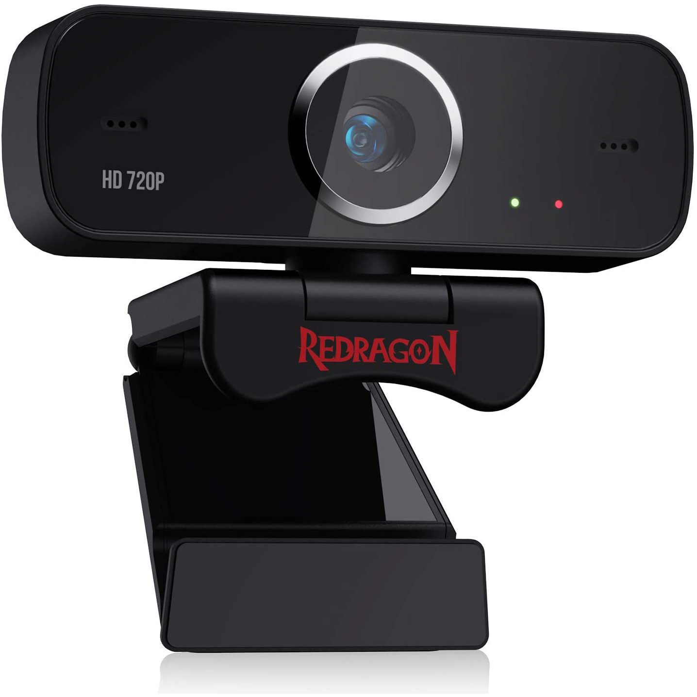 612SJ8SDirL._AC_SL1500_ Redragon GW600 FOBOS HD 720p Webcam With Built-in Dual Microphone - Black - Image 1