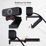 Redragon GW600 FOBOS HD 720p Webcam With Built-in Dual Microphone - Black - Image 4