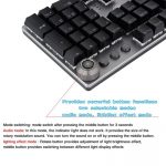 Aula F2058 WIND Rainbow Full Gaming Mechanical Keyboard – Blue Switches – Black - Image 9