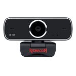 Redragon GW600 FOBOS HD 720p Webcam With Built-in Dual Microphone - Black - Image 2