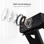 Redragon GW600 FOBOS HD 720p Webcam With Built-in Dual Microphone - Black - Image 7
