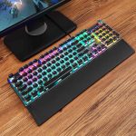 ⁦Aula F2088 PUNK Rainbow Full Gaming Mechanical Keyboard – Red Switches – Black / Crystal Keycaps⁩ - الصورة ⁦6⁩