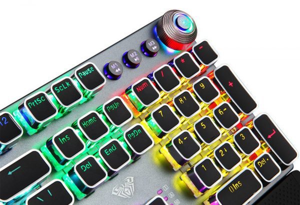 AULA F2088 Punk Keycaps Mechanical Gaming Keyboard 7