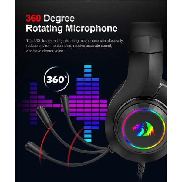 Redragon H260 RGB Gaming Headset 5