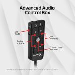 HyperX Cloud II Gaming Headset- 7.1 Surround Sound-Detachable Microphone for PC, PS4, Xbox (Red) - الصورة 4