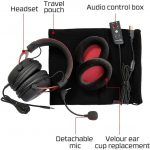 HyperX Cloud II Gaming Headset- 7.1 Surround Sound-Detachable Microphone for PC, PS4, Xbox (Red) - الصورة 8