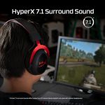 HyperX Cloud II Gaming Headset- 7.1 Surround Sound-Detachable Microphone for PC, PS4, Xbox (Red) - الصورة 3