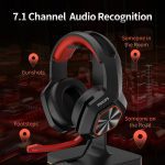 Philips TAG3115 USB 7.1 Virtual Surround Sound RGB Gaming Headset - 50mm - Swivel Noise Reduction Mic For PC - Black - Image 3