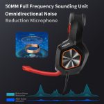 Philips TAG3115 USB 7.1 Virtual Surround Sound RGB Gaming Headset - 50mm - Swivel Noise Reduction Mic For PC - Black - Image 5