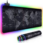 RGB World Map Mousepad