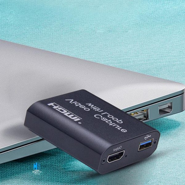 HDMI Video Capture Device With Loop Out Video Capture Card HDMI Game Capture HDMI To USB 3.0 For Game Record Live Streaming Broadcast 2