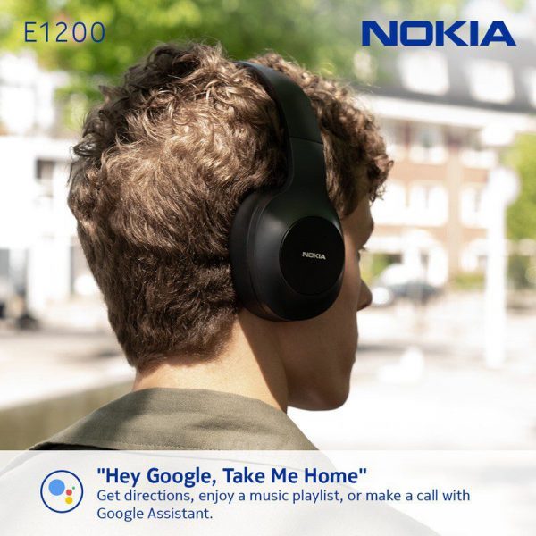 Nokia E1200 Lightweight Bluetooth 50 40 Hours Ergonomic Wireless Bluetooth Essential Over Ear Headphones 2