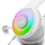 Redragon H350 PANDORA USB RGB Gaming Headset -7.1 Surrounded Sound- Detachable MIC - White - الصورة 2