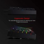 ⁦Redragon K582 SURARA RGB Full Mechanical Gaming Keyboard - Red Switches Outemu and Quiet- Macro Setting // Black⁩ - الصورة ⁦3⁩