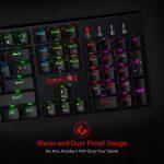 ⁦Redragon K582 SURARA RGB Full Mechanical Gaming Keyboard - Red Switches Outemu and Quiet- Macro Setting // Black⁩ - الصورة ⁦4⁩
