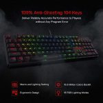 ⁦Redragon K582 SURARA RGB Full Mechanical Gaming Keyboard - Red Switches Outemu and Quiet- Macro Setting // Black⁩ - الصورة ⁦6⁩