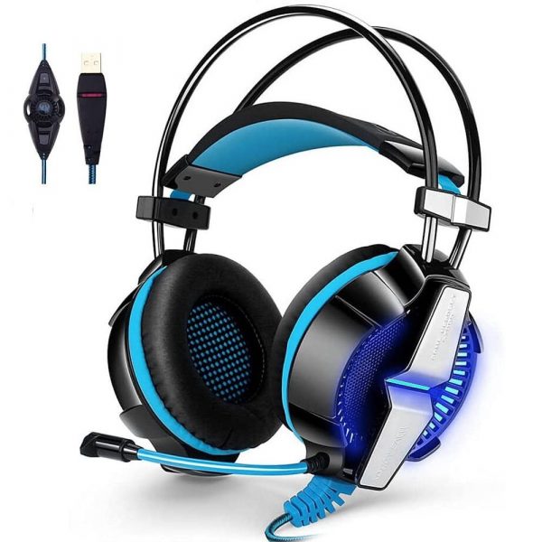 KOTION EACH G7000 7.1 USB Surround Vibration Professional Gaming Headset PC Headphone Computer Headband with Mic LED for Gamer 0