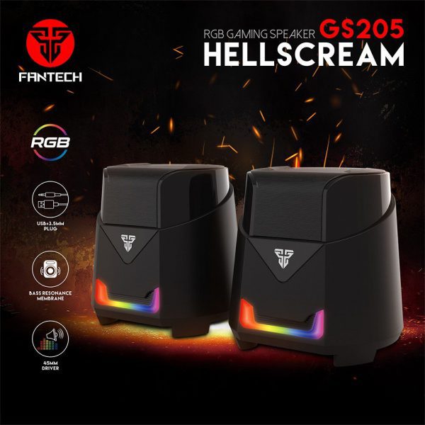 GS205 FANTECH HELLSCREAM RGB Gaming Music Speaker