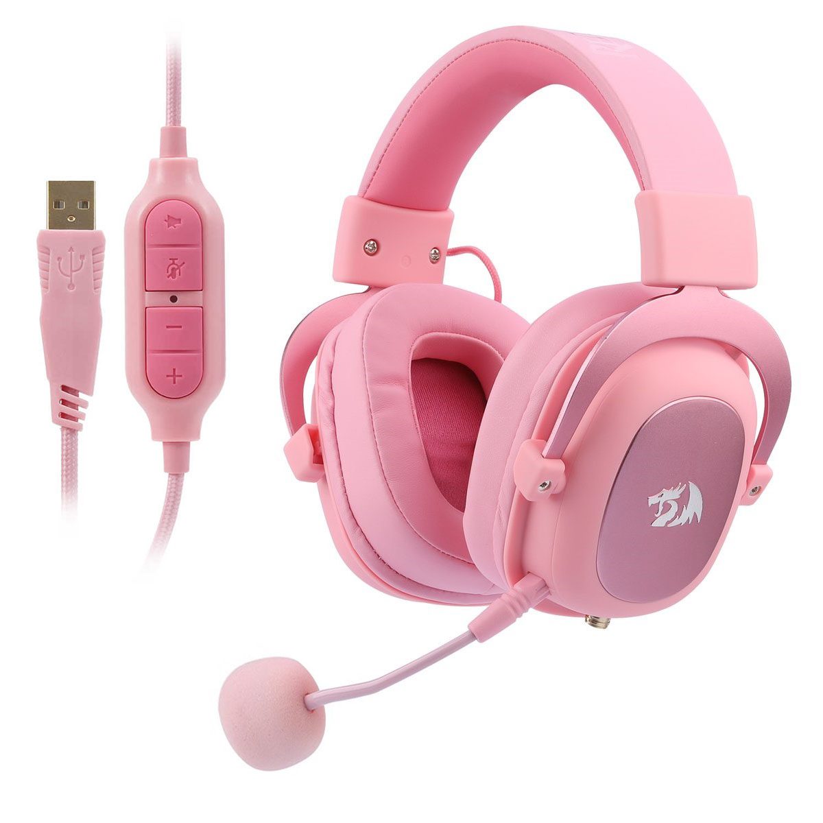 Redragon H510 ZEUS2 gaming headset Pink Redragon H510 ZEUS2