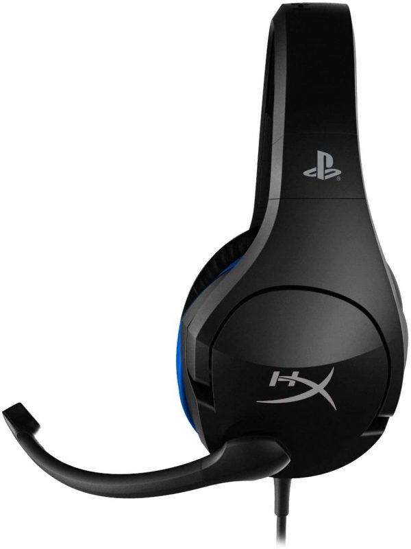 HyperX Cloud Stinger Gaming Headset Official Licensed for PS4 and PS5 Lightweight Rotating Ear Cups Memory Foam Comfort Durability Steel Sliders Swivel to Mute Noise Cancellation Mic 2
