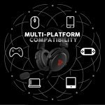 FANTECH MH82 ECHO Multiplatform Gaming Headset - 3.5mm Jack | Black - Image 7