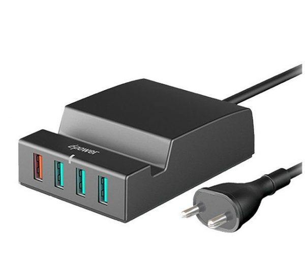 dpower IP988 Multiport 4 USB Fast Charging QC 30 with Station Dock