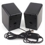 Kisonli Wired USB LED Lighting Multimedia 2.0 Channel Speaker for PC and Laptop - (L1010) - الصورة 6