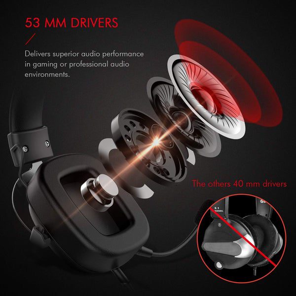 h2002d 3.5mm gaming headset new