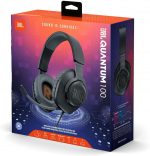 ⁦JBL Quantum 100 Gaming Headset - Rotatable Over Ear Wired Headphones | Black⁩ - الصورة ⁦8⁩