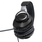 ⁦JBL Quantum 100 Gaming Headset - Rotatable Over Ear Wired Headphones | Black⁩ - الصورة ⁦2⁩