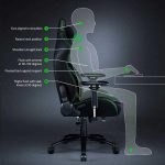 Razer Iskur Gaming Chair - Adjustable Hydraulic Up to 150 KG | Black / Green - Image 7