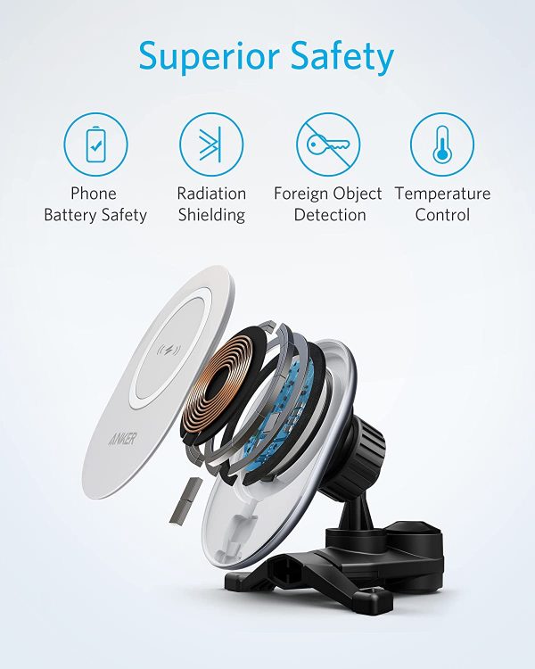 Anker A2931 PowerWave Magnetic Car Charging Mount 2 1