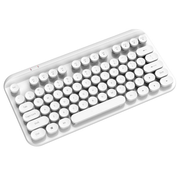 FOREV FV WI8 Silent Wireless Keyboard White 1 scaled