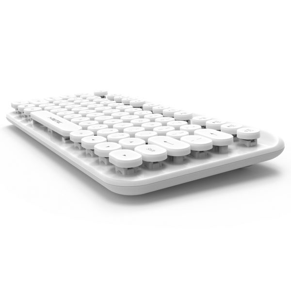 FOREV FV WI8 Silent Wireless Keyboard White 2 scaled