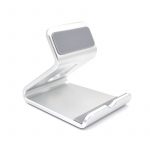 Mobile Desktop Stand - Solid Aluminum Holder For Mobile & Tablet UP To 8 inch | Silver - Image 3