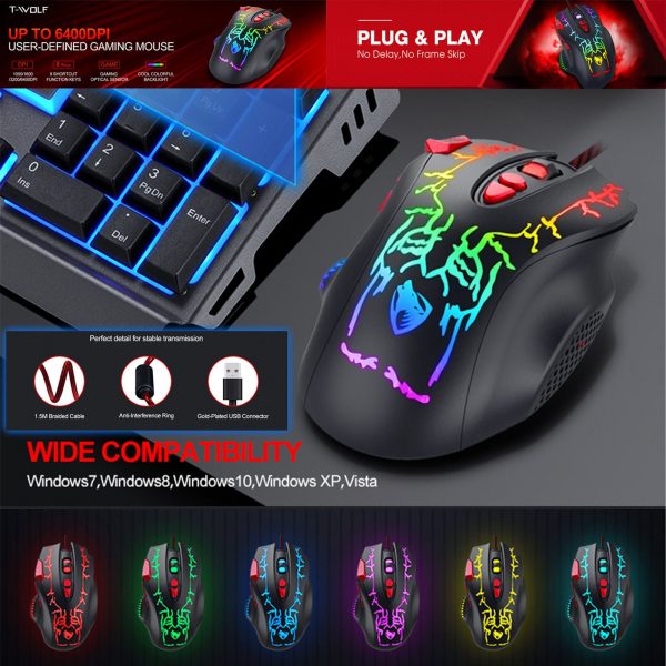 T WOLF G550 Gaming Mouse 4 scaled