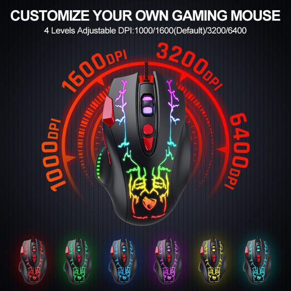 T WOLF G550 Gaming Mouse 6