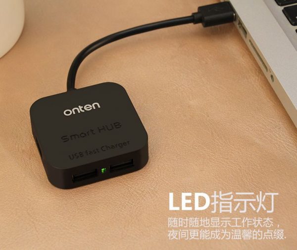 ONTEN 4 Port USB Hub OTN 5210 6 1
