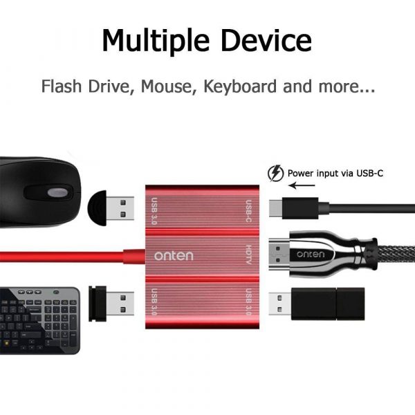 ONTEN USB C to HDMI 4K USB3.0 Adapter OTN 9509S 1