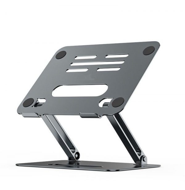 boneruy p43 laptop stand aluminum alloy foldable height adjustable laptop bracket laptop heat sink holder 8