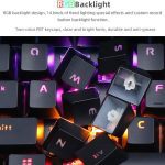 Motospeed CK61 60% RGB Mechanical Keyboard - Red Switches | Black - Image 5
