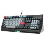 MOTOSPEED CK74 Gaming Keyboard Monochrome - Optical Axis Mechanical Switch  | Black