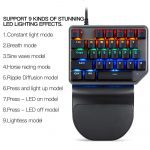 Motospeed K27 One-Handed Mechanical Gaming Keyboard - 27 Keys - 9 LED Backlit | Red Switch - الصورة 5