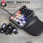 Motospeed K27 One-Handed Mechanical Gaming Keyboard - 27 Keys - 9 LED Backlit | Red Switch - الصورة 2