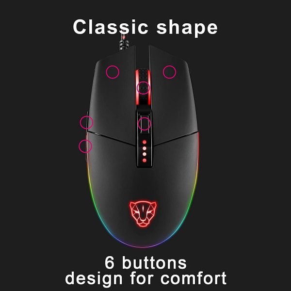 Motospeed V50 RGB Gaming Mouse 4